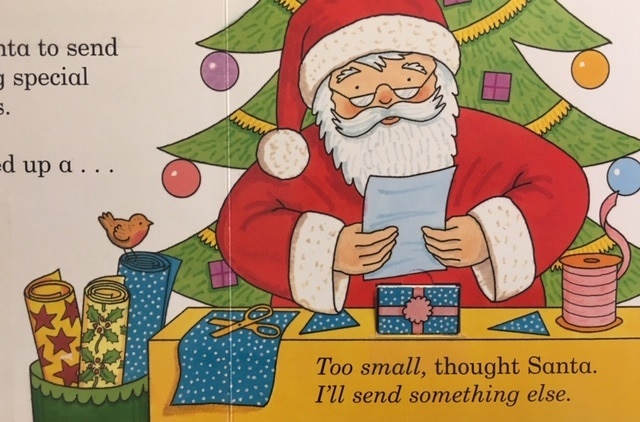 絵本で英語（単語帳付）⑰Dear Santa☆クリスマスプレゼント人気No1の仕掛け絵本